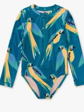 Tea Collection girls long-sleeve swimsuit - size 10